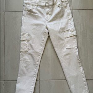 CAbi Women's White Skinny Jeans